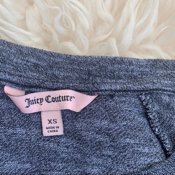 JUICY COUTURE GRAY TUNIC SHIRT SIZE XS - Picture 7 of 9